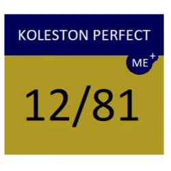 WELLA PROFESSIONALS KOLESTON PERFECT ME+ - Matu krāsa, 12/81 - ĻOTI GAIŠS PELNU PĒRĻU BLONDS