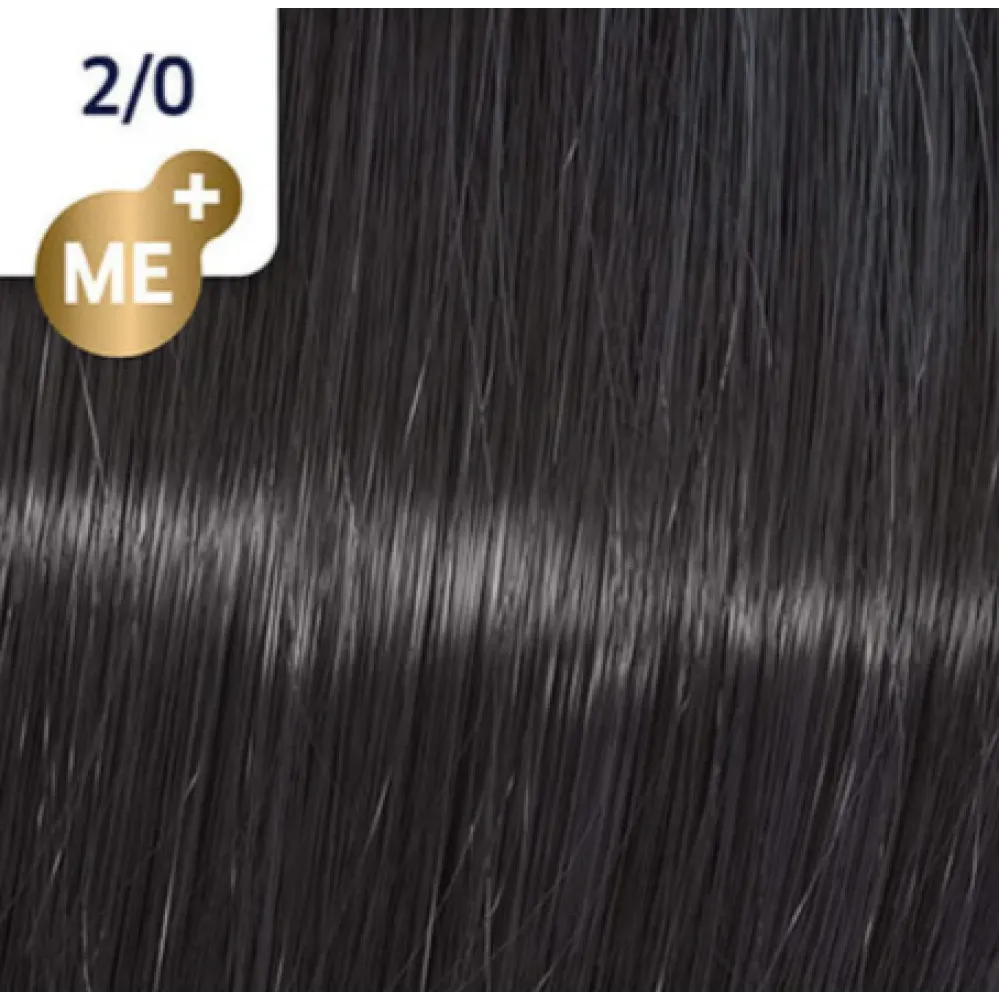 WELLA PROFESSIONALS KOLESTON PERFECT ME+ - Matu krāsa, 2/0 - MELNS