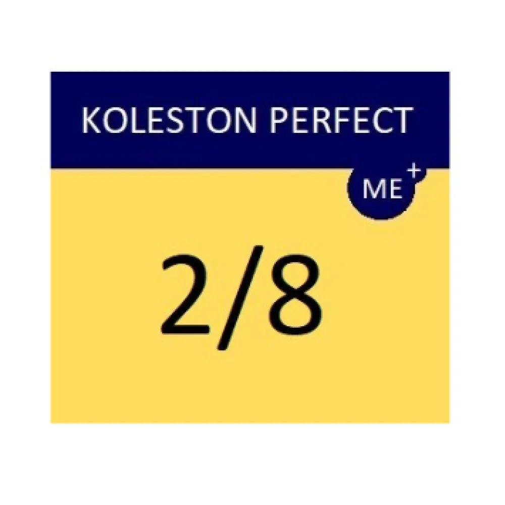 WELLA PROFESSIONALS KOLESTON PERFECT ME+ - Matu krāsa, 2/8 - MELNI ZILS