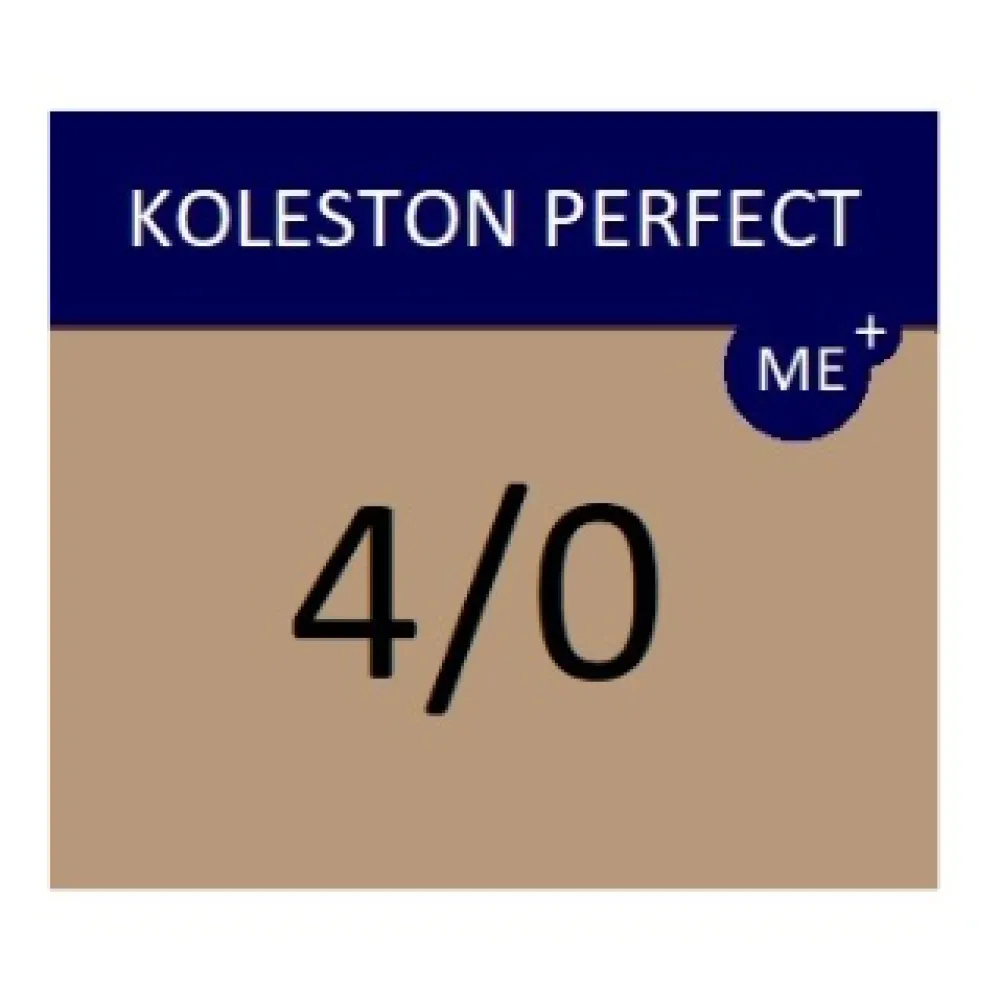 WELLA PROFESSIONALS KOLESTON PERFECT ME+ - Matu krāsa, 4/0 - BRŪNS