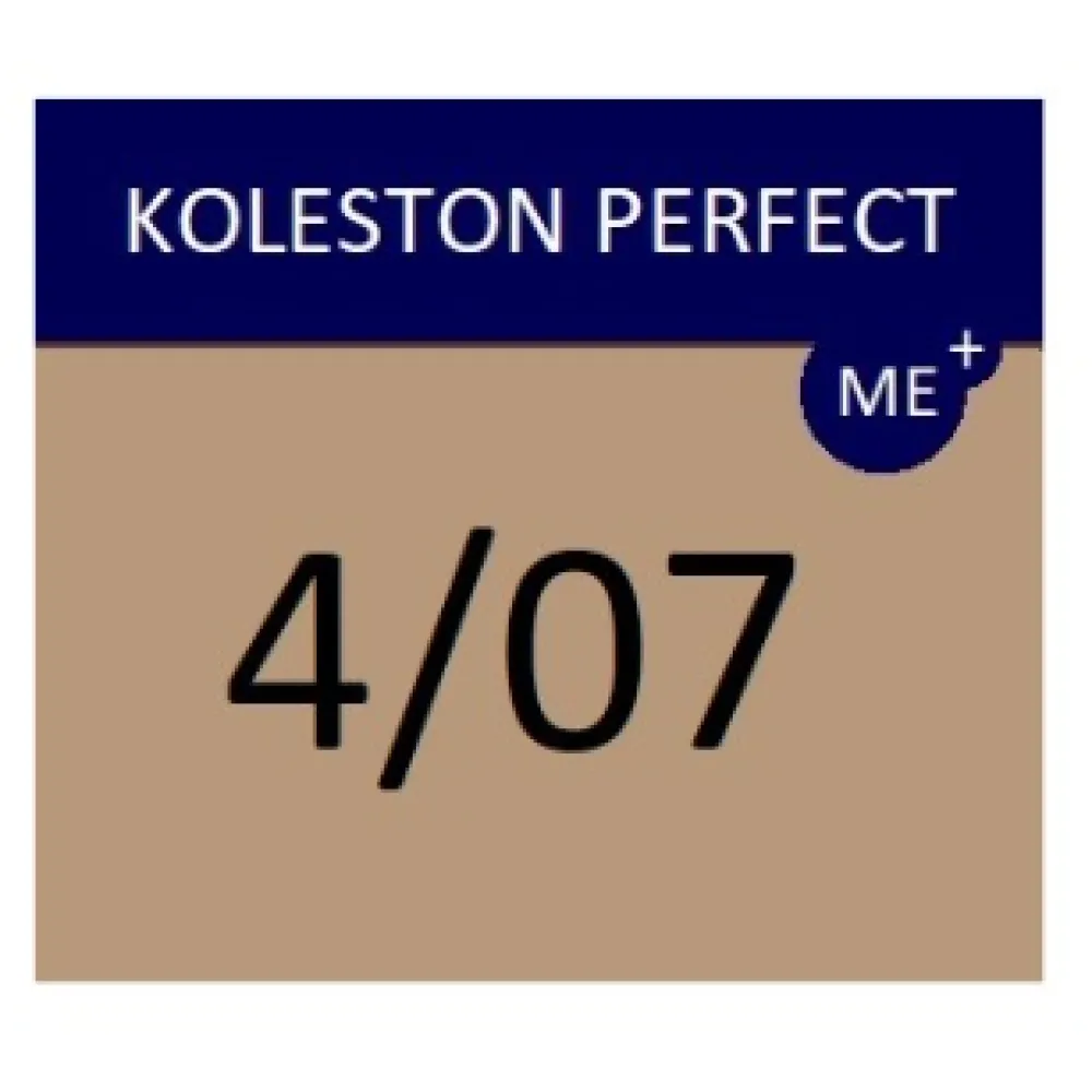 WELLA PROFESSIONALS KOLESTON PERFECT ME+ - Matu krāsa, 4/07 - BRŪNS DABĪGI BRŪNS