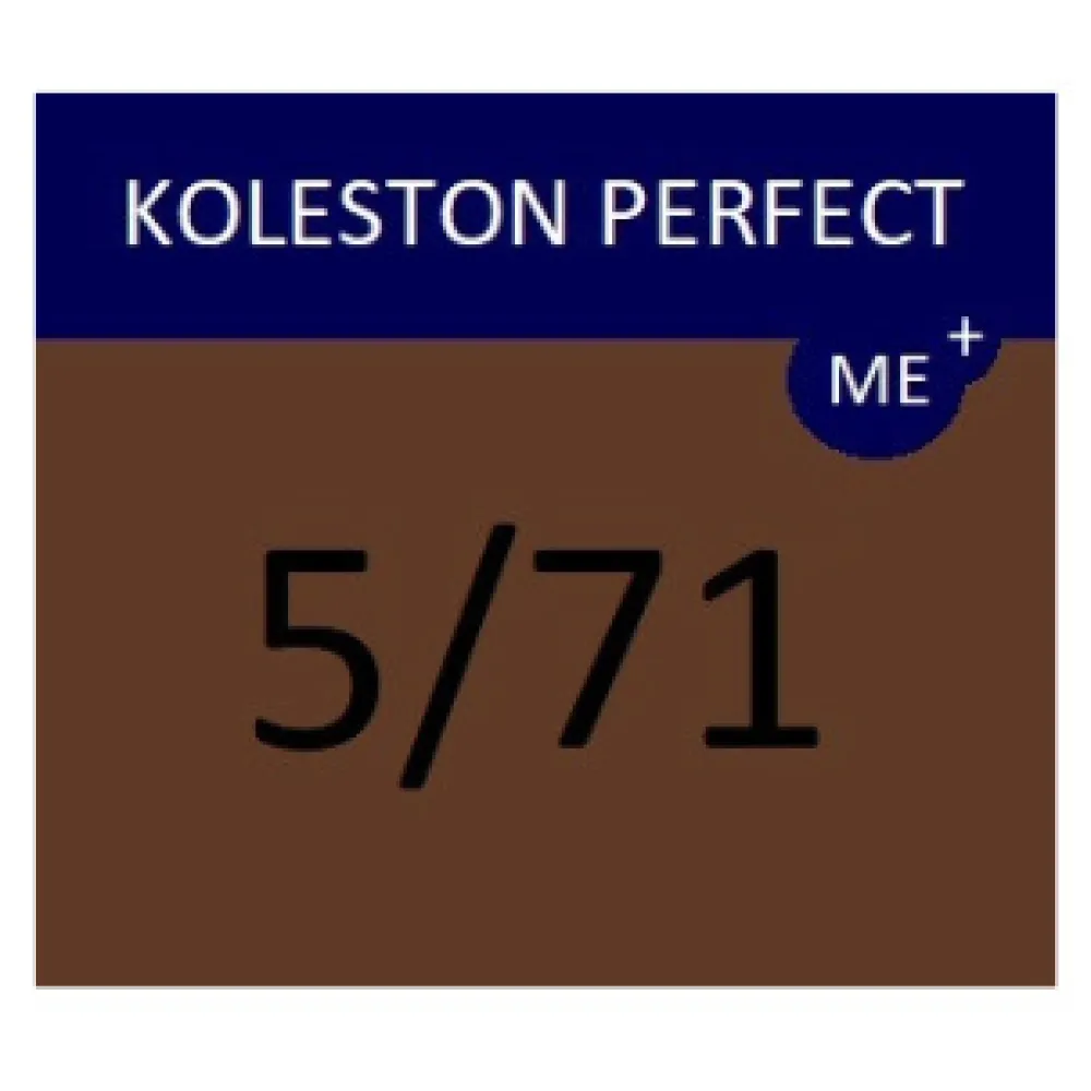 WELLA PROFESSIONALS KOLESTON PERFECT ME+ - Matu krāsa, 5/71 - GAIŠI BRŪNS PELNU BRŪNS