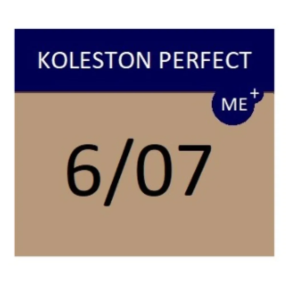 WELLA PROFESSIONALS KOLESTON PERFECT ME+ - Matu krāsa, 6/07 - TUMŠI BLONDS DABĪGI BRŪNS