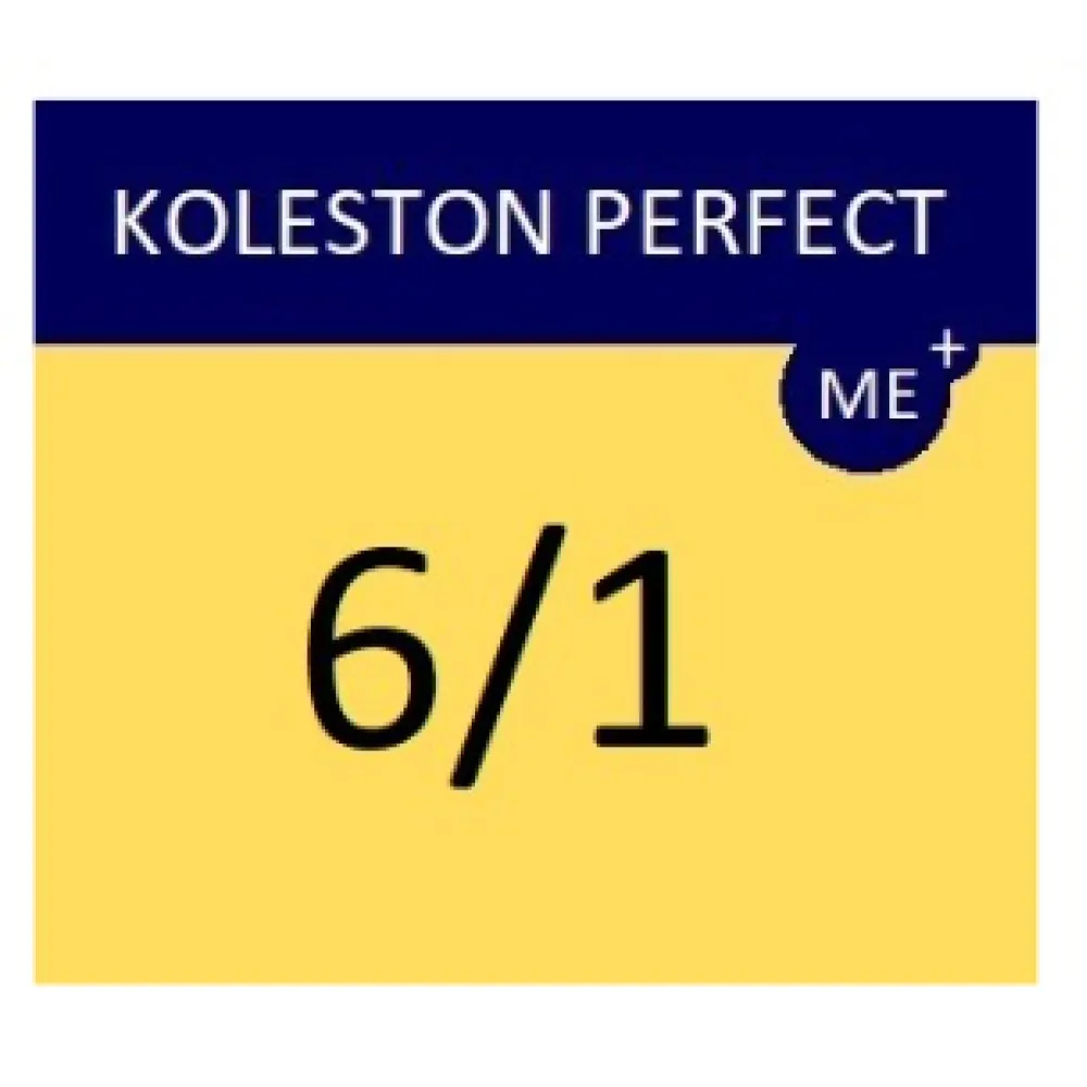 WELLA PROFESSIONALS KOLESTON PERFECT ME+ - Matu krāsa, 6/1 - TUMŠI PELNU BLONDS