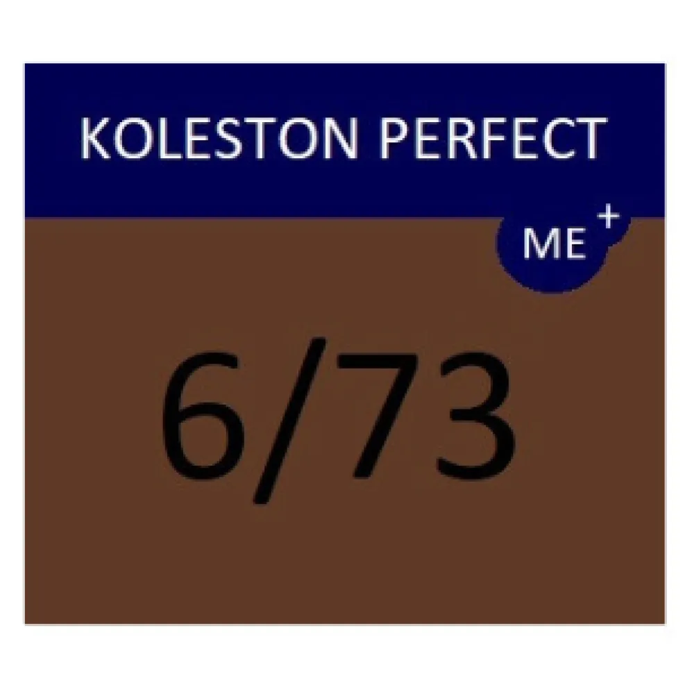 WELLA PROFESSIONALS KOLESTON PERFECT ME+ - Matu krāsa, 6/73 - TUMŠI BLONDS ZELTA BRŪNS