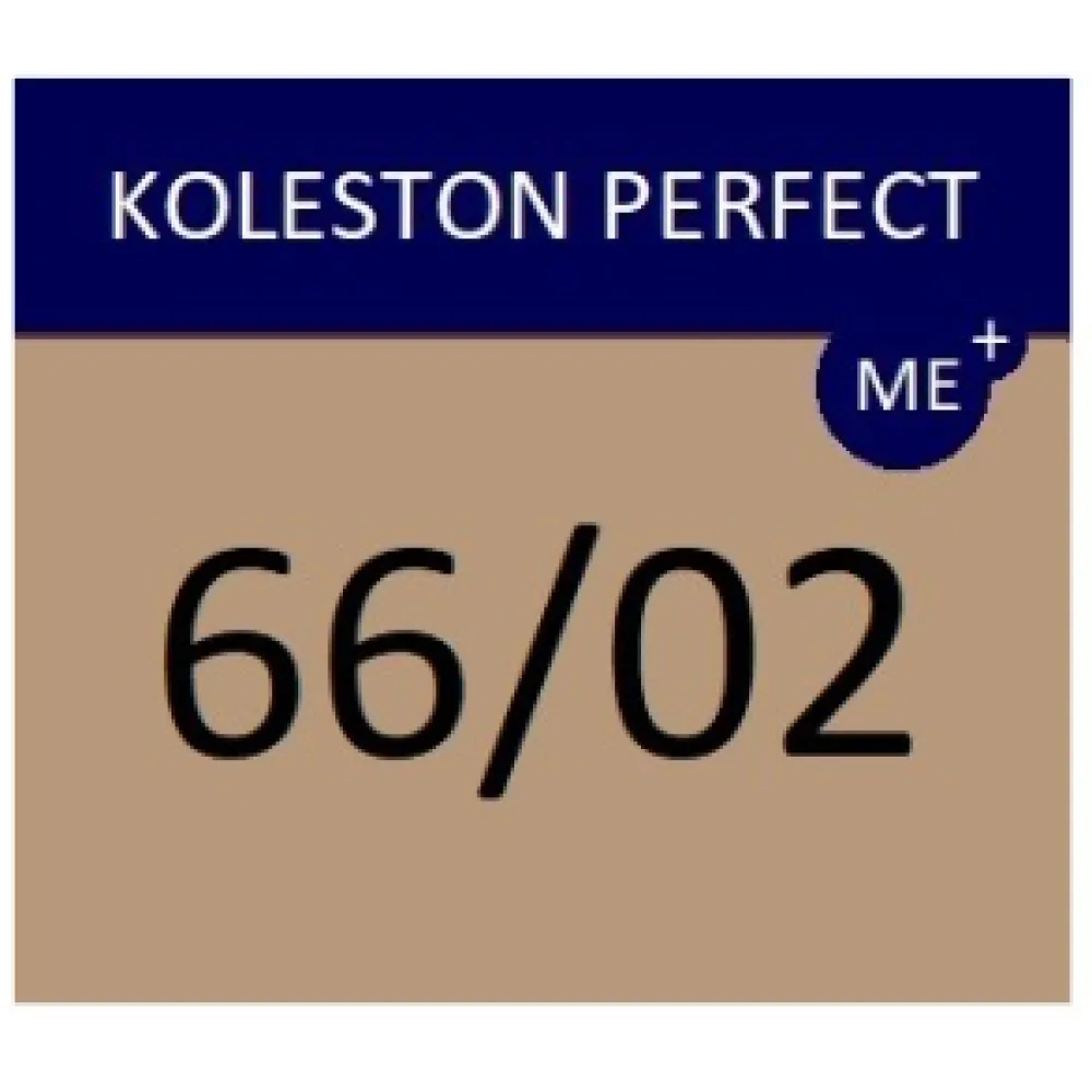 WELLA PROFESSIONALS KOLESTON PERFECT ME+ - Matu krāsa, 66/02 - INTENSĪVI TUMŠI BLONDS MATĒTS