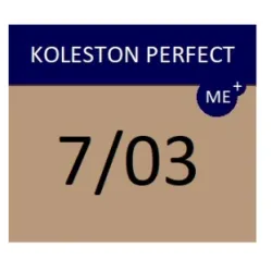 WELLA PROFESSIONALS KOLESTON PERFECT ME+ - Matu krāsa, 7/03 - DABĪGI ZELTA BLONDS