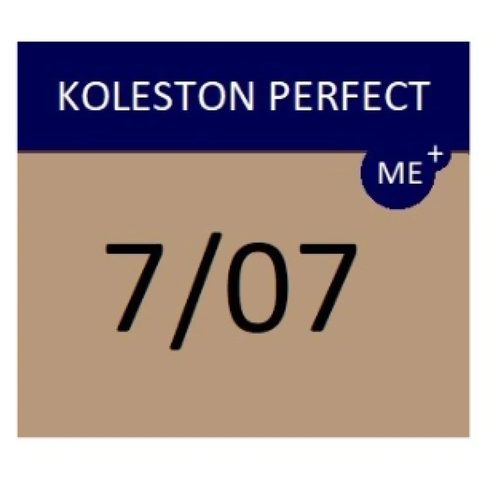 WELLA PROFESSIONALS KOLESTON PERFECT ME+ - Matu krāsa, 7/07 - BLONDS DABĪGI BRŪNS