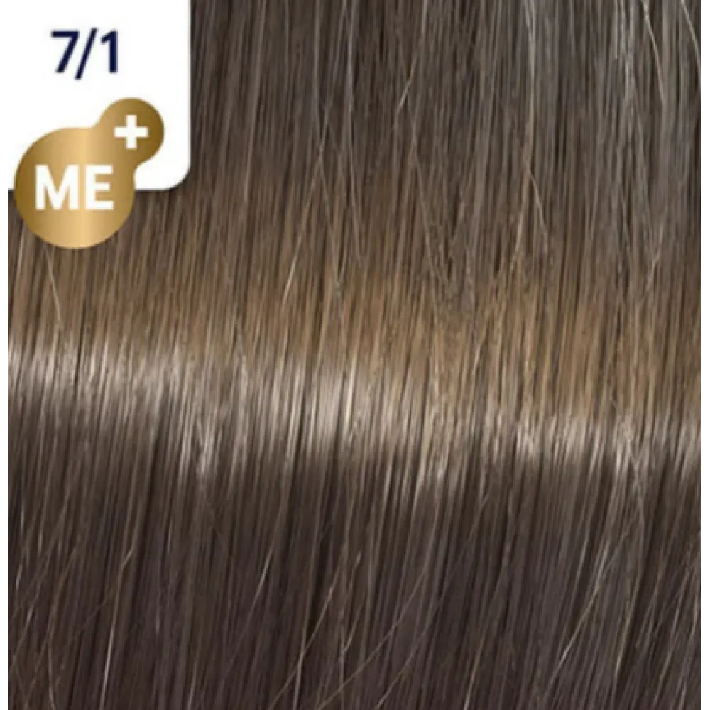 WELLA PROFESSIONALS KOLESTON PERFECT ME+ - Matu krāsa, 7/1 - PELNU BLONDS