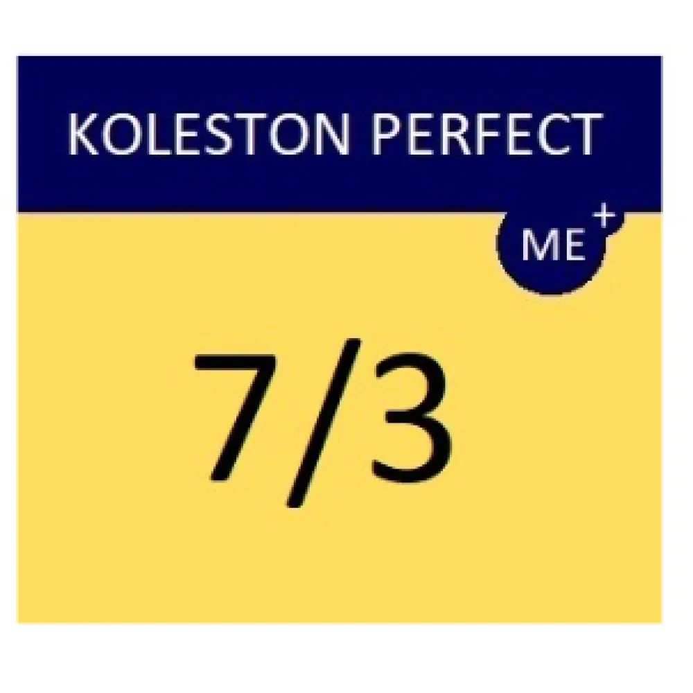 WELLA PROFESSIONALS KOLESTON PERFECT ME+ - Matu krāsa, 7/3 - VIDĒJI ZELTA BLONDS
