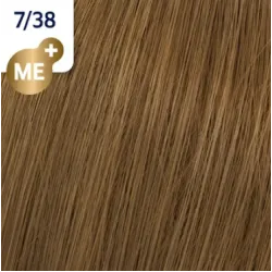WELLA PROFESSIONALS KOLESTON PERFECT ME+ - Matu krāsa, 7/38 - VIDĒJI BLONDS ZELTA PĒRĻU