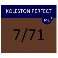 WELLA PROFESSIONALS KOLESTON PERFECT ME+ - Matu krāsa, 7/71 - VIDĒJI BLONDS PELNU BRŪNS