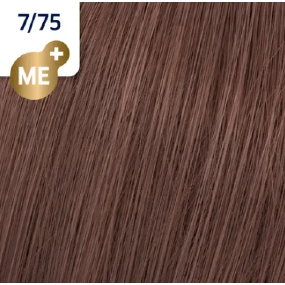WELLA PROFESSIONALS KOLESTON PERFECT ME+ - Matu krāsa, 7/75 - VIDĒJI BLONDS BRŪNS SARKANI-VIOLETS