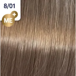 WELLA PROFESSIONALS KOLESTON PERFECT ME+ - Matu krāsa, 8/01 - GAIŠI NATURĀLAIS PELNU BLONDS