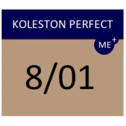 WELLA PROFESSIONALS KOLESTON PERFECT ME+ - Matu krāsa, 8/01 - GAIŠI NATURĀLAIS PELNU BLONDS