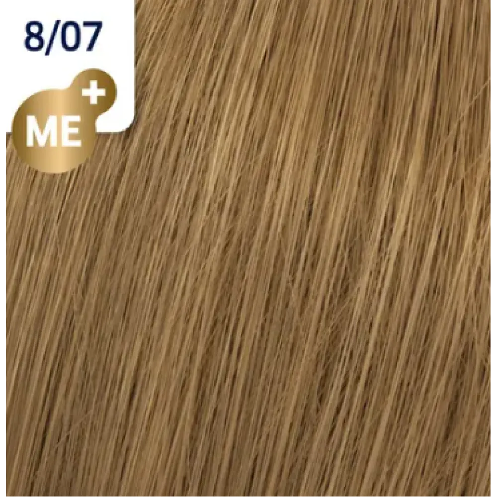 WELLA PROFESSIONALS KOLESTON PERFECT ME+ - Matu krāsa, 8/07 - GAIŠI BLONDS NATURĀLAIS BRŪNS