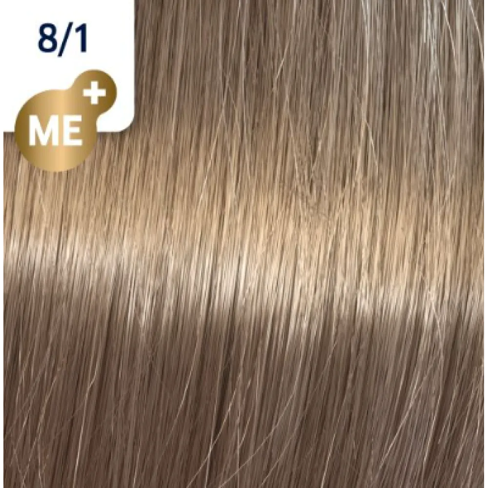 WELLA PROFESSIONALS KOLESTON PERFECT ME+ - Matu krāsa, 8/1 - GAIŠI PELNU BLONDS