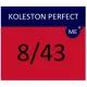 WELLA PROFESSIONALS KOLESTON PERFECT ME+ - Matu krāsa, 8/43 - GAIŠI SARKANS ZELTA BLONDS