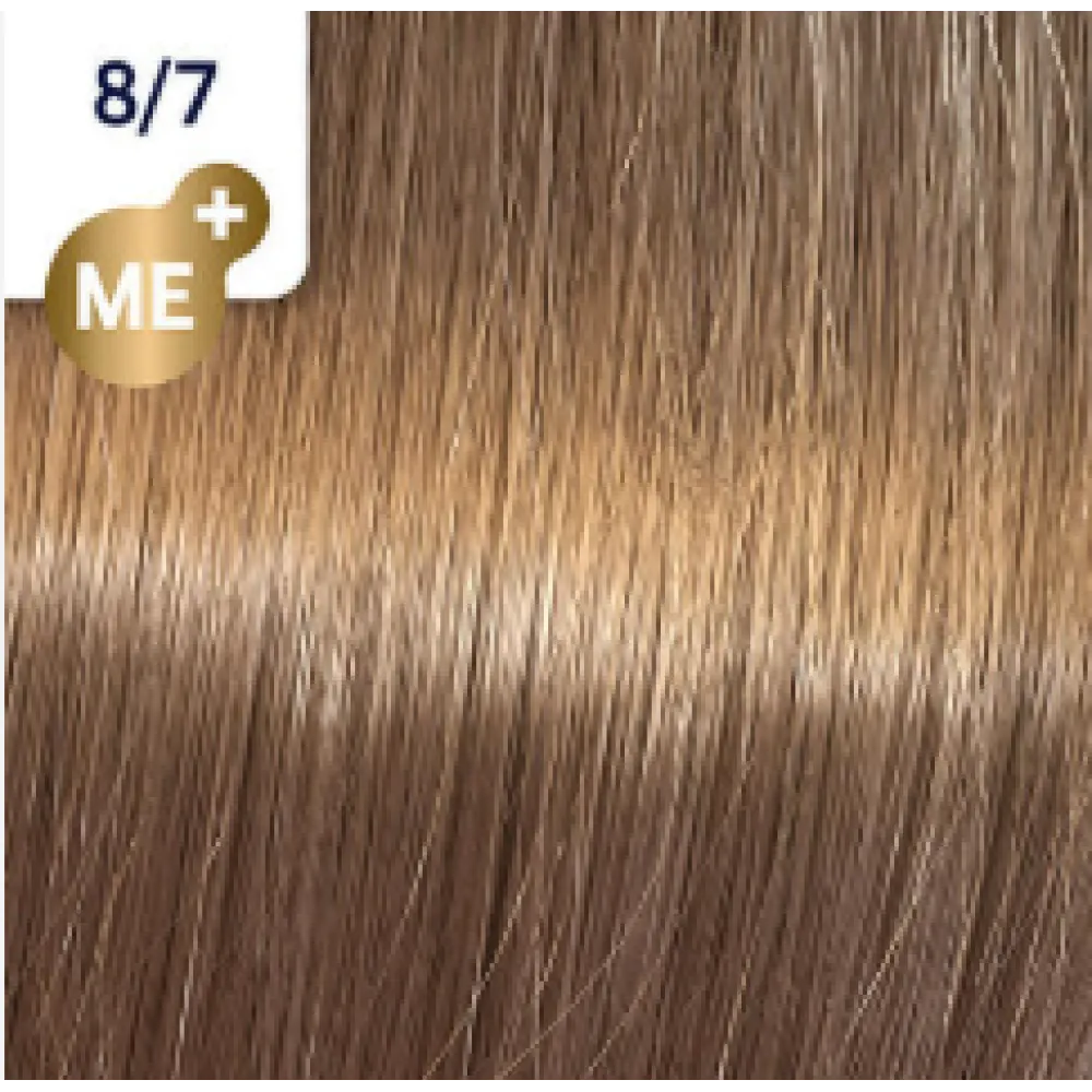 WELLA PROFESSIONALS KOLESTON PERFECT ME+ - Matu krāsa, 8/7 - GAIŠI BLONDS BRŪNS