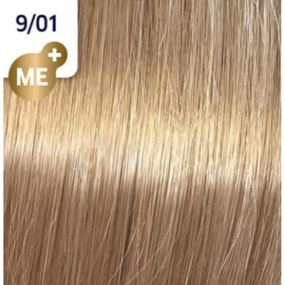 WELLA PROFESSIONALS KOLESTON PERFECT ME+ - Matu krāsa, 9/01 - ĻOTI GAIŠS NATURĀLAIS PELNU BLONDS