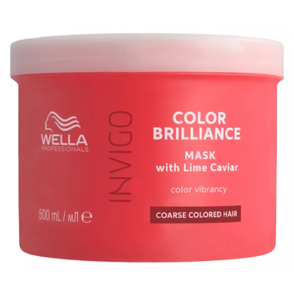 WELLA PROFESSIONAL INVIGO Color Brilliance Coarse Mask- Маска для окрашенных и густых волос, 500ml