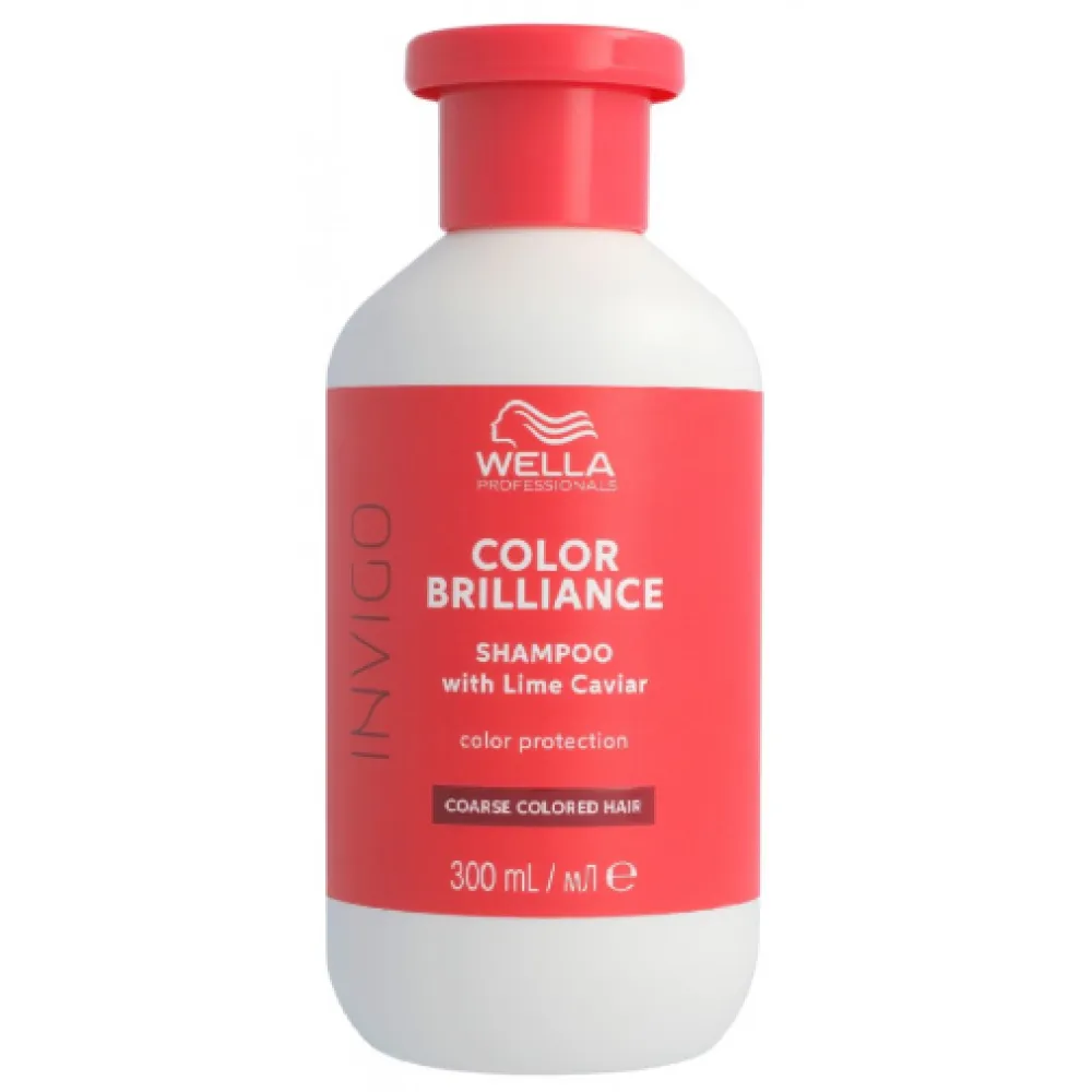 WELLA PROFESSIONAL INVIGO Color Brilliance Coarse Shampoo - Šampūns bieziem un krāsotiem matiem, 300ml
