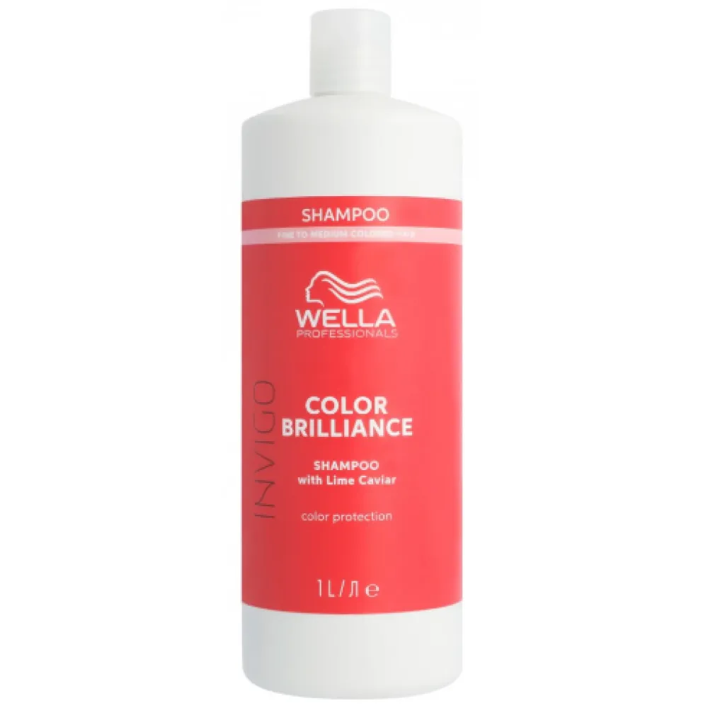 WELLA PROFESSIONAL INVIGO Color Brilliance Fine/Normal Shampoo - Шампунь для окрашенных тонких и нормальных волос, 1000ml WELLA PROFESSIONAL INVIGO Color Brilliance Fine/Normal Shampoo - Шампунь для окрашенных тонких и нормальных волос, 1000ml