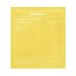 BIODANCE Biodance Radiant Vita Niacinamide Real Deep Mask - Hidrogela maska ar niacinamīdu mirdzuma piešķiršanai ādai, 34g.