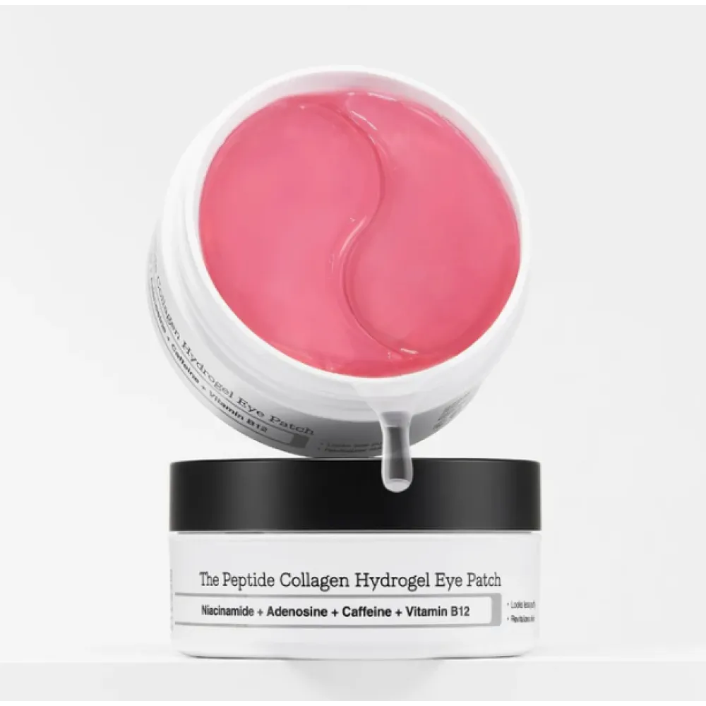 COSRX The Peptide Collagen Hydrogel Eye Patch - Hidrogelas acu plāksteri ar 4 peptīdiem un kolagēnu, 60gab.