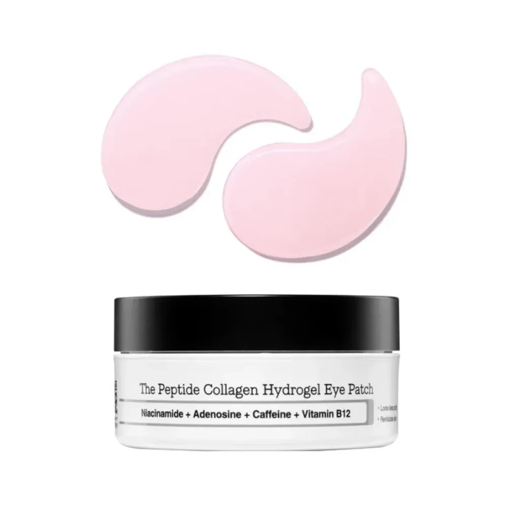 COSRX The Peptide Collagen Hydrogel Eye Patch - Hidrogelas acu plāksteri ar 4 peptīdiem un kolagēnu, 60gab.