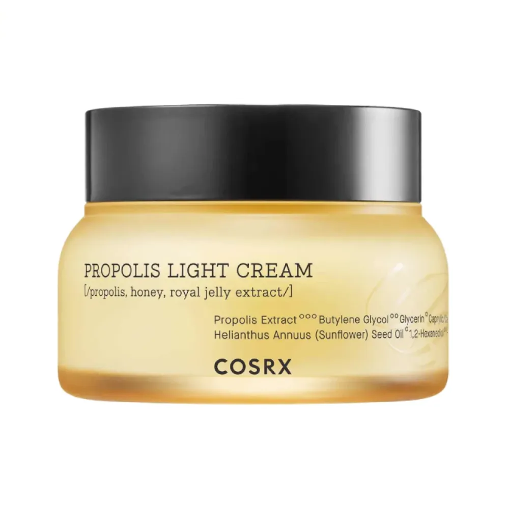 COSRX Full Fit Propolis Light Cream - Atjaunojošs un barojošs krēms ar propolisu, 65ml