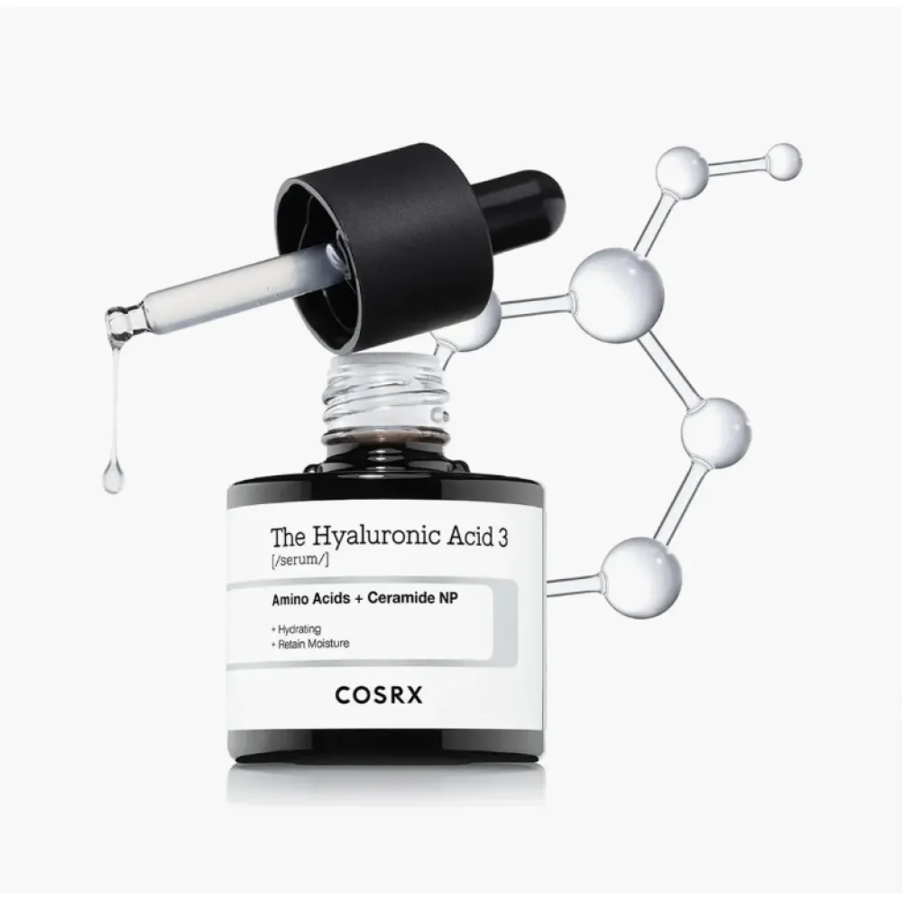 COSRX The Hyaluronic Acid 3 Serum - Sejas serums ar hialuronskābi, 20ml