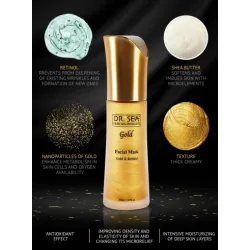 Dr. SEA  Gold and Retinol Face Mask - Sejas maska ar zeltu un retinolu, 50ml