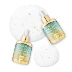 FarmStay Gold Collagen Nourishing Ampoule - Barojošs serums sausai nobriedušai ādai, 35ml