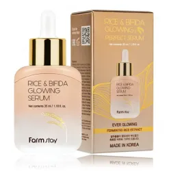 FarmStay Rice&Bifida Glowing serum - Izgaismojošs sejas serums, 35ml