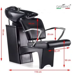 GABBIANO Q-2278 frizieru izlietne ar krēslu
