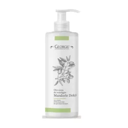 GEORGIE Eļļa masāžai neitrāla, BIO Saldo Mandeļu, 500ml