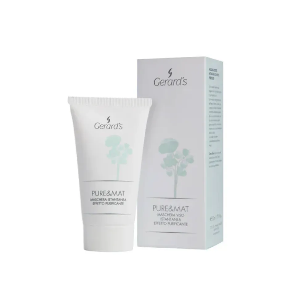 GERARD'S PURE&MAT Face Mask - Maska sejai, attīroša, tūlītēja iedarbība, 50ml