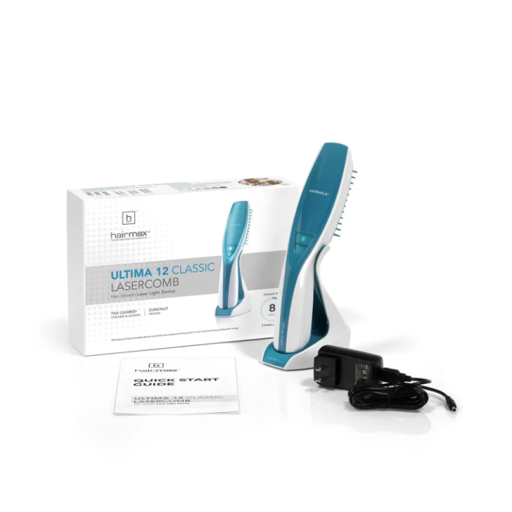 HairMax Ultima 12 Classic LaserComb - Lāzerķemme