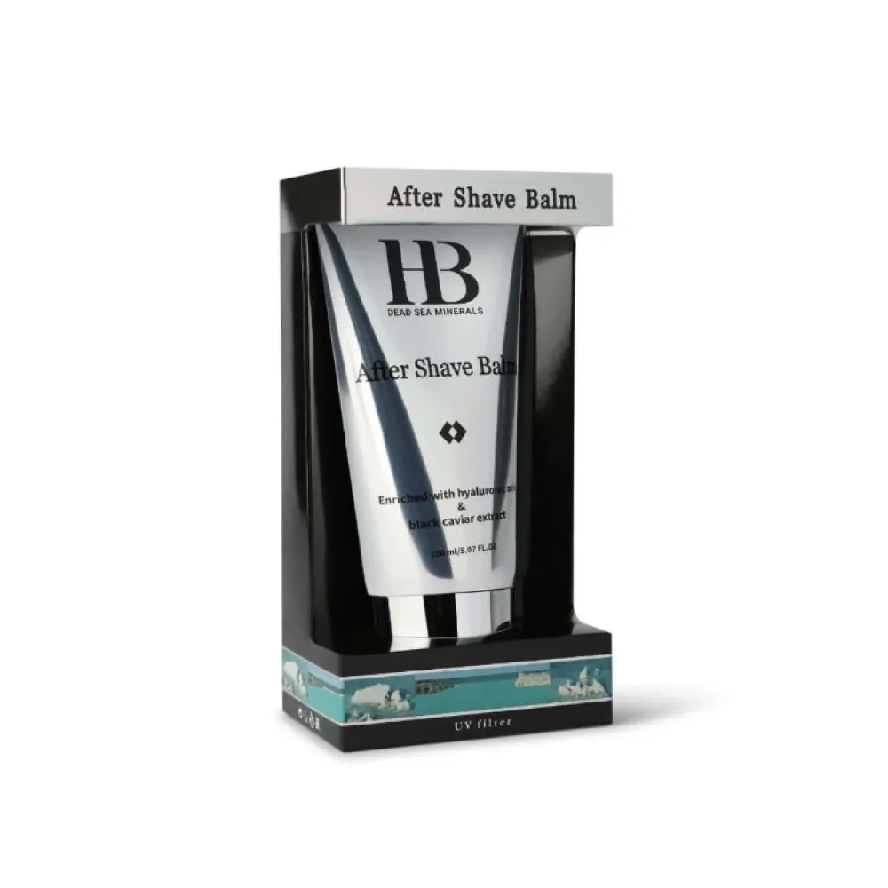 H&B After Shave Balm with Hyaluronic Acid & Black Caviar - Balzāms pēc skūšanas ar hialuronskābi un melnā kaviāra ekstraktu
