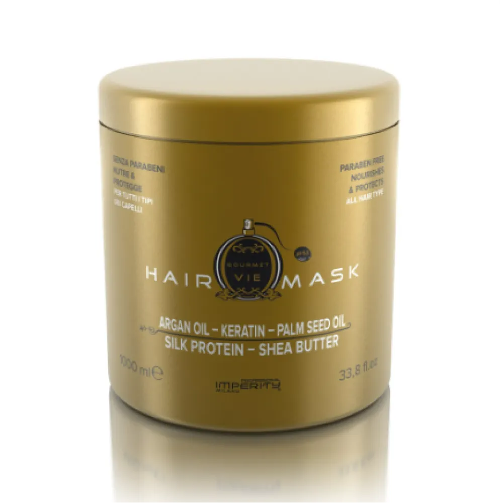 IMPERITY Gourmet Vie Mask - Matu maska ar argāna eļļu un keratīnu, 1000ml IMPERITY Gourmet Vie Mask - Matu maska ar argāna eļļu un keratīnu, 1000ml