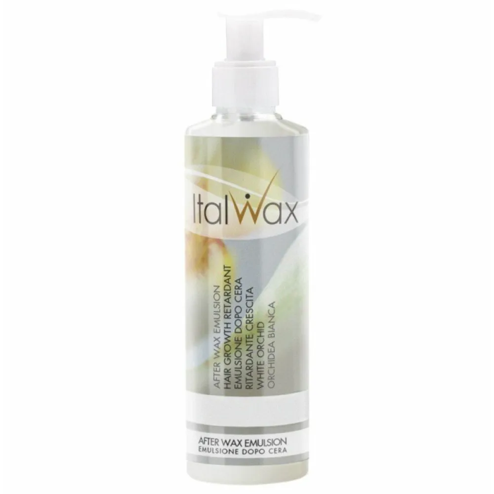 Italwax After Wax Emulsion Hair Growth Retardant White Orchid - Pēc vaksācijas emulsija, matu augšanas kavēšanai ar balto orhideju, 250ml