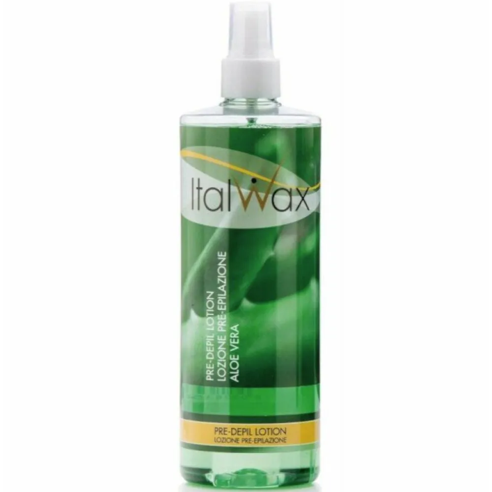 ItalWax PRE-DEPIL lotion ALOE VERA - Losjons pirms vaksācijas, ar alveju, 500ml