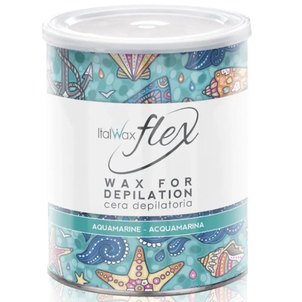 ItalWax Flex Aquamarine wax - Šķidrais vasks ar titāna dioksīdu, 800ml