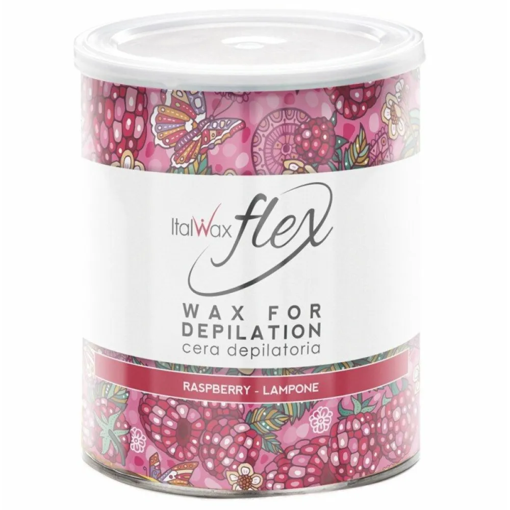 ItalWax Flex Raspberry wax - Titāna dioksīda vasks ar aveņu aromātu, 800ml