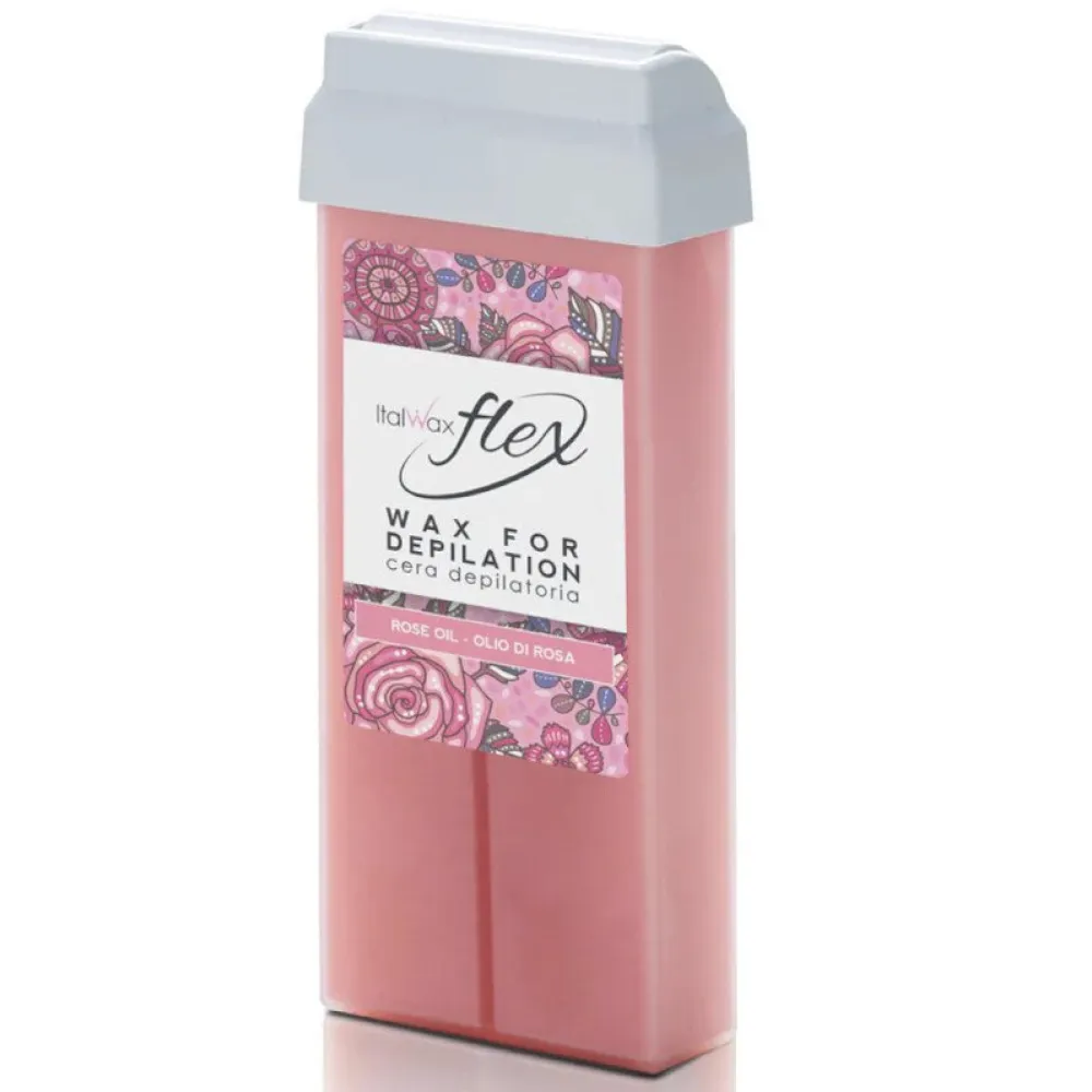 ItalWax FLEX ROSE - Vaksācijas mīkstais vasks ar titāna dioksīdu, 100ml