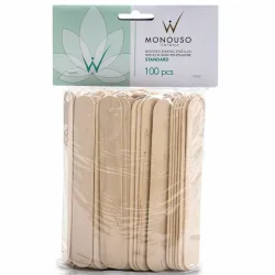 ItalWax koka špāteles, standarta, 100gab.