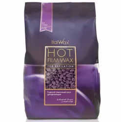 ItalWax Hot Film Wax PLUM - Caurspīdīgs plēves vasks PLŪME, 1000g