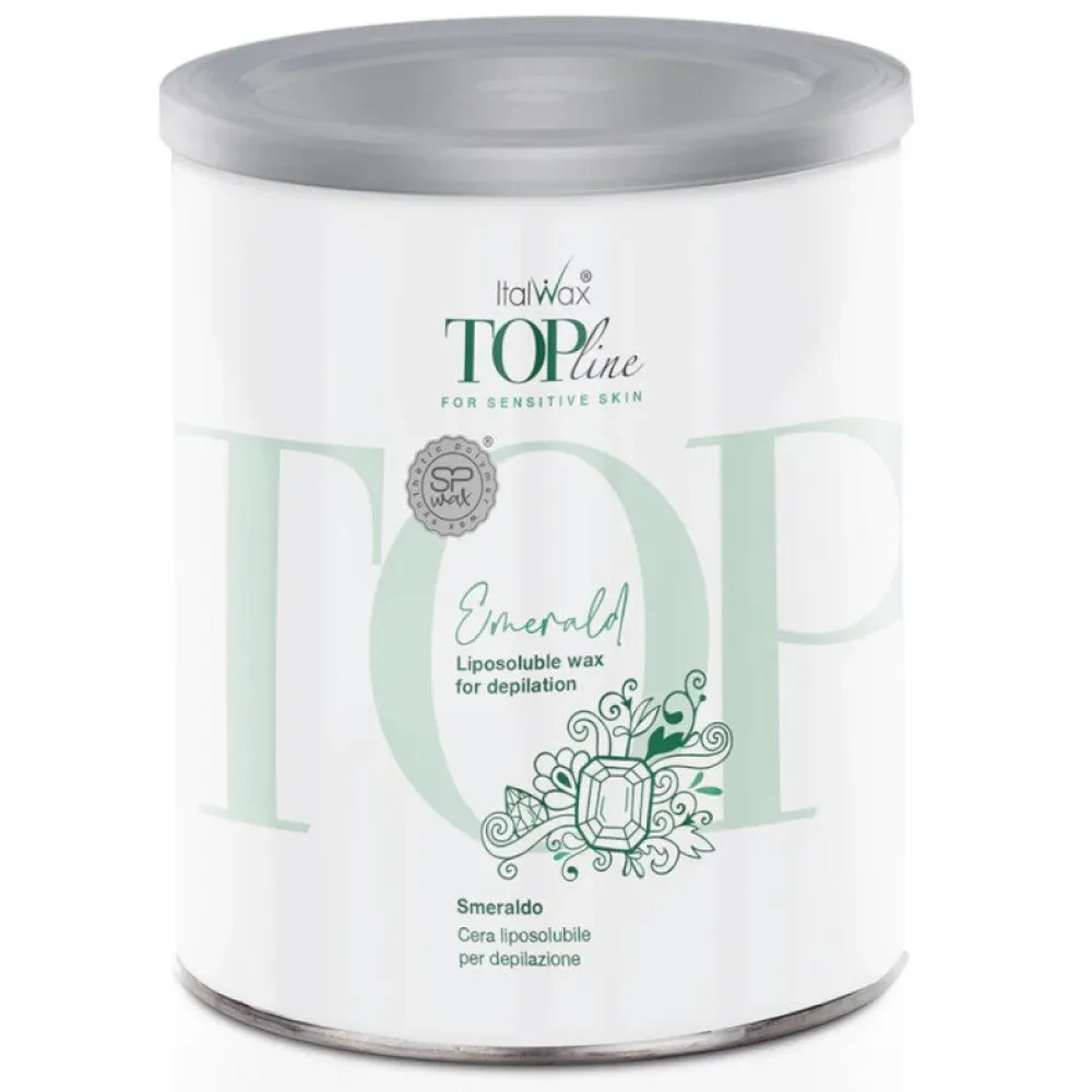 ItalWax Top Line Emerald wax - Šķidrais vasks jutīgai ādai, 800ml