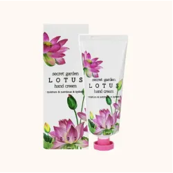 JIGOTT Secret Garden Lotus Hand cream - Krēms rokām ar lotosa ekstraktu, 100ml